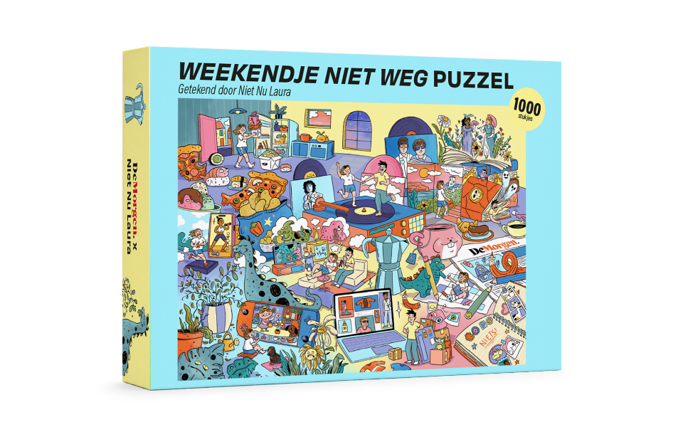 Puzzel 'Weekendje NIET weg' - afbeelding 1
