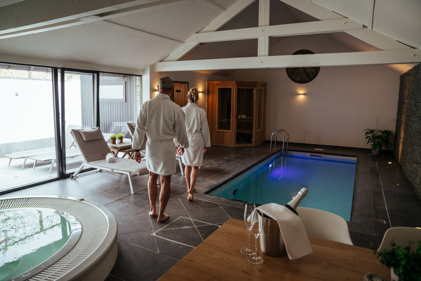 Privé wellness Hoeve Roosbeek incl. fles Champagne - afbeelding 4