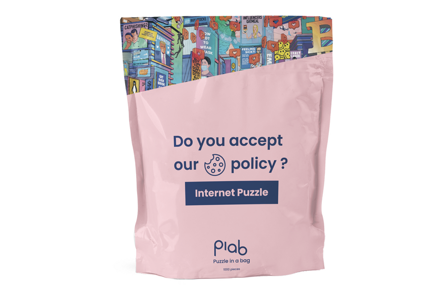 Puzzle in a bag - De Internet puzzel - afbeelding 1